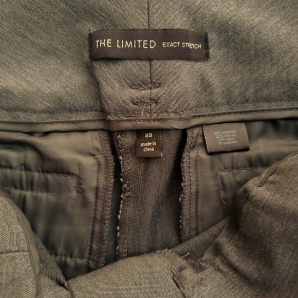 THE LIMITED ♡ Gorgeous Brown Thin Viscose Blend Exact Stretch Casual Pants 8S - Picture 8 of 8